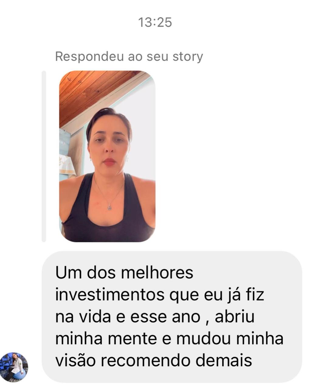 Depoimento de aluna 3 da Mentoria Expert em Coluna